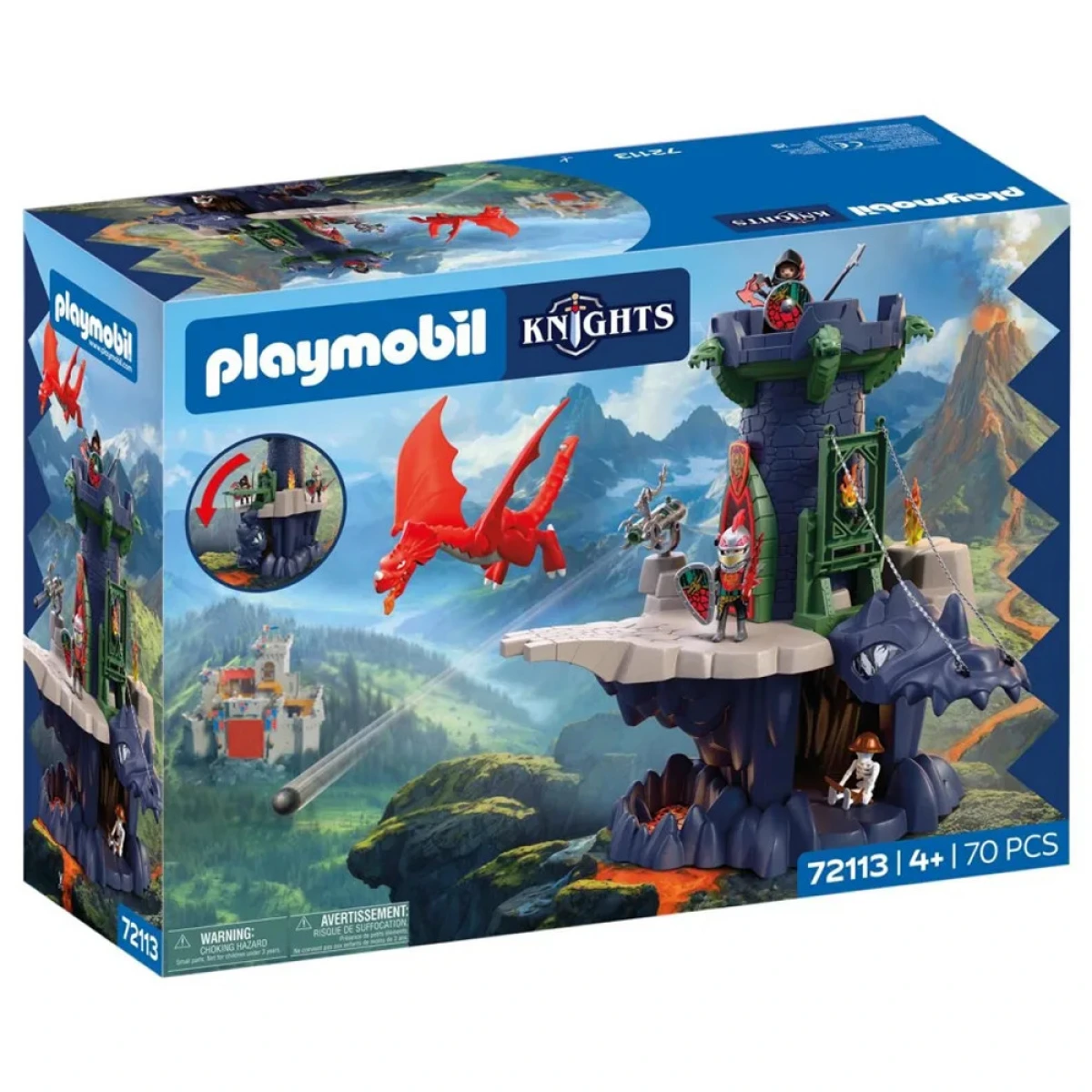 PLAYMOBIL ΠΥΡΓΟΣ ΙΠΠΟΤΩΝ ΔΡΑΚΟΥ 72113