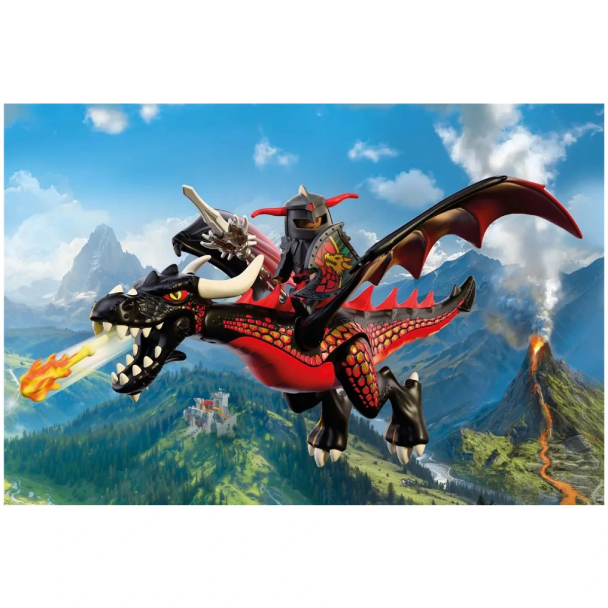 PLAYMOBIL ΜΑΥΡΟΣ ΔΡΑΚΟΣ ΚΑΙ ΙΠΠΟΤΗΣ 72114