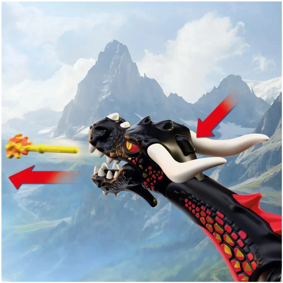 PLAYMOBIL ΜΑΥΡΟΣ ΔΡΑΚΟΣ ΚΑΙ ΙΠΠΟΤΗΣ 72114