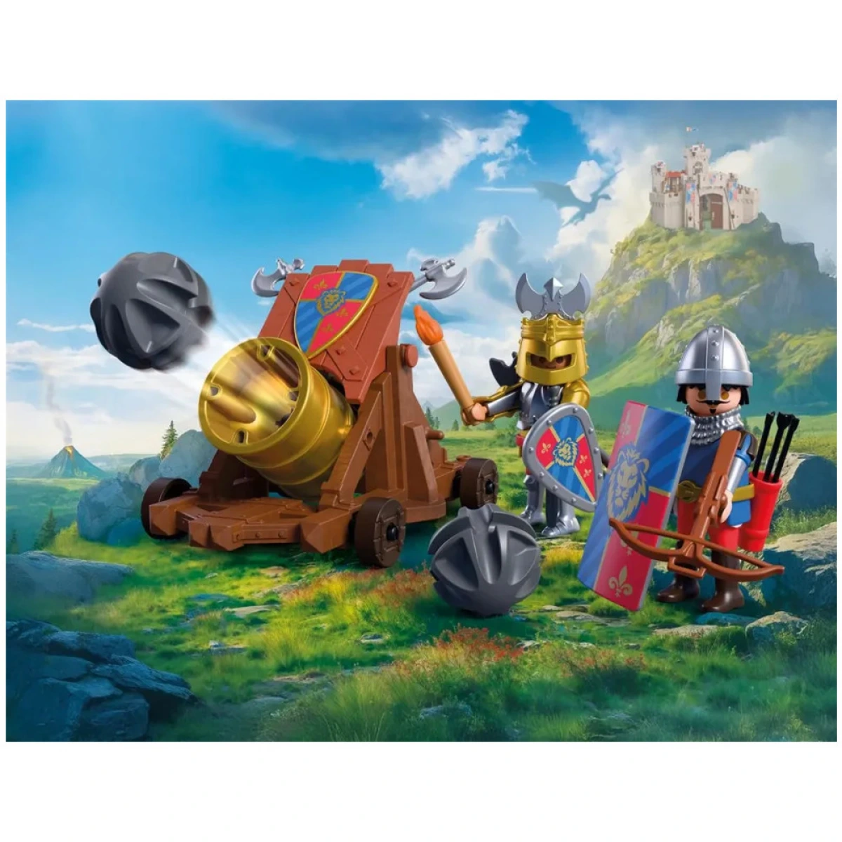 PLAYMOBIL ΛΕΟΝΤΟΚΑΡΔΟΙ ΙΠΠΟΤΕΣ ΜΕ ΚΑΝΟΝΙ 72115