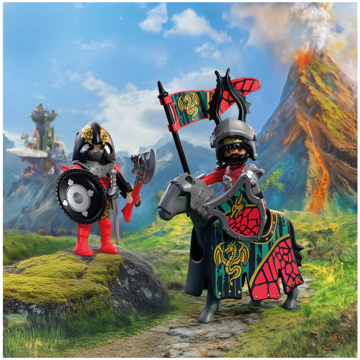 PLAYMOBIL PB ΑΡΧΗΓΟΣ ΙΠΠΟΤΩΝ ΔΡΑΚΩΝ ΚΑΙ ΠΟΛΕΜΙΣΤΗΣ ΝΟ 72118