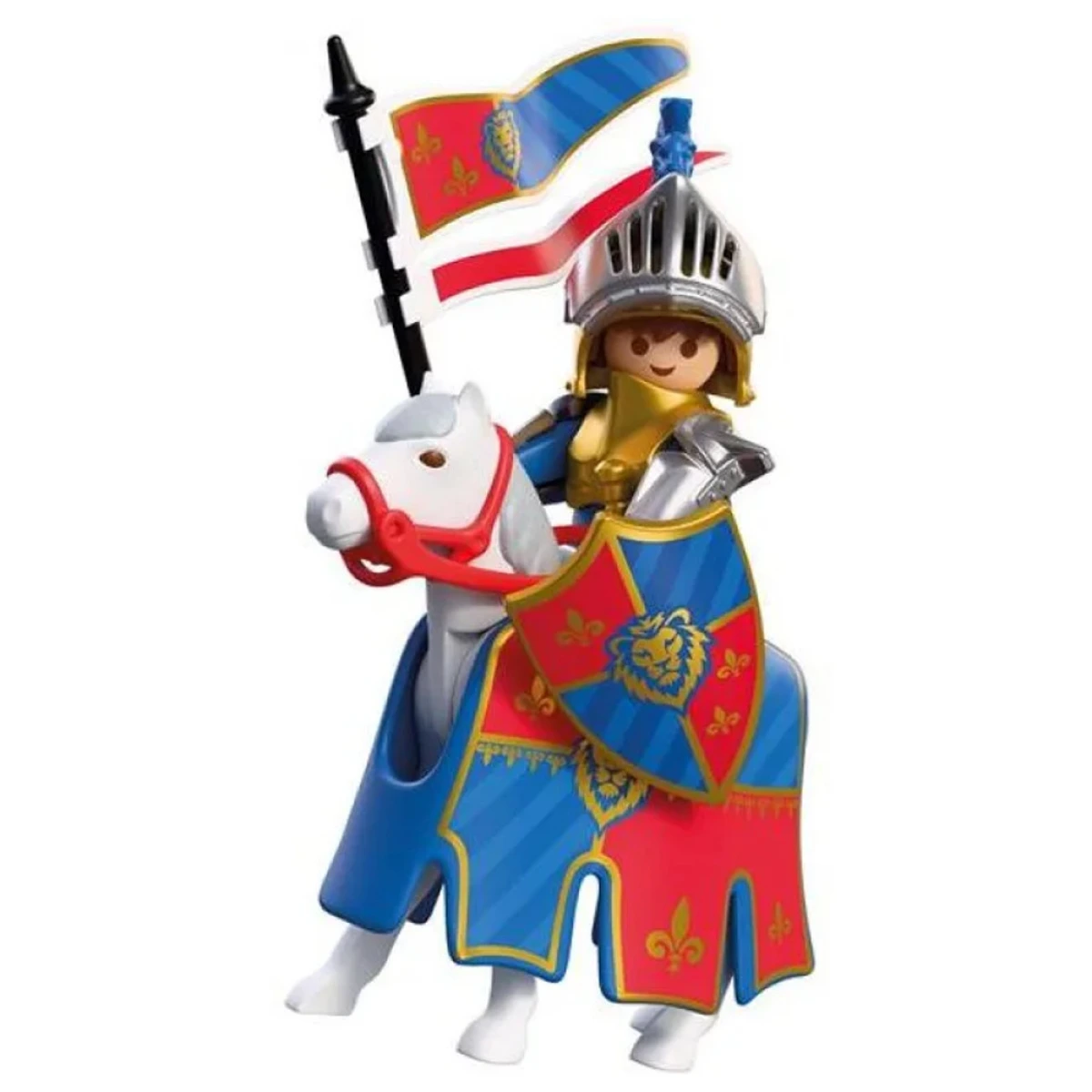 PLAYMOBIL ΑΡΧΗΓΟΣ ΛΕΟΝΤΟΚΑΡΔΩΝ ΙΠΠΟΤΩΝ ΜΕ ΑΛΟΓΟ 72119
