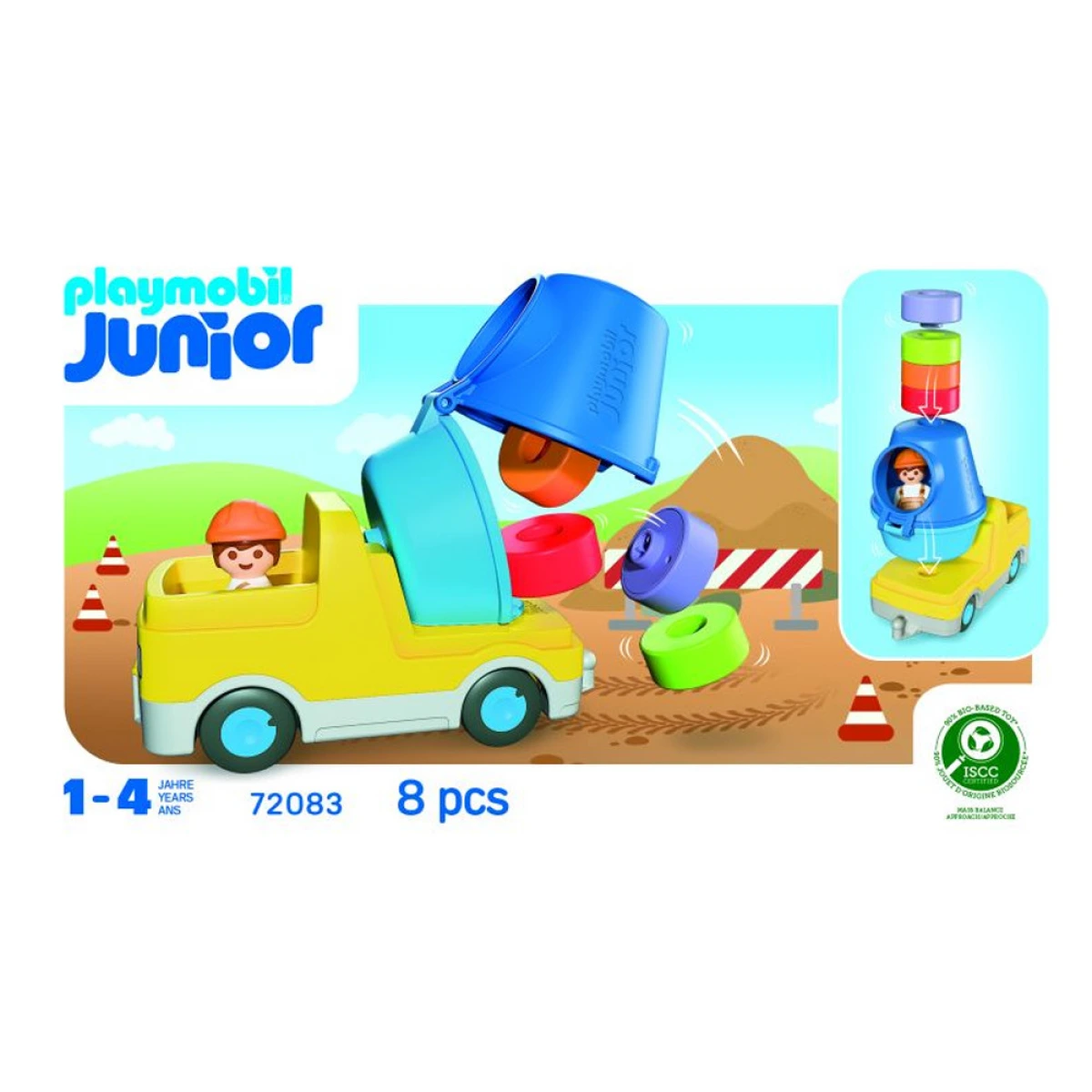 PLAYMOBIL JUNIOR ΜΠΕΤΟΝΙΕΡΑ ΜΕ ΕΡΓΑΤΗ 72083