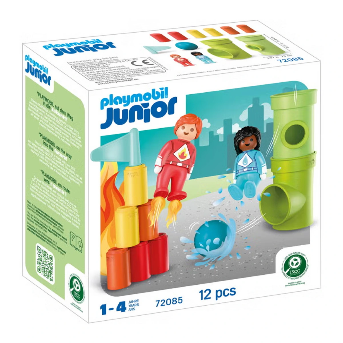 PLAYMOBIL JUNIOR ΥΠΕΡΗΡΩΕΣ ΣΕ ΔΡΑΣΗ 72085