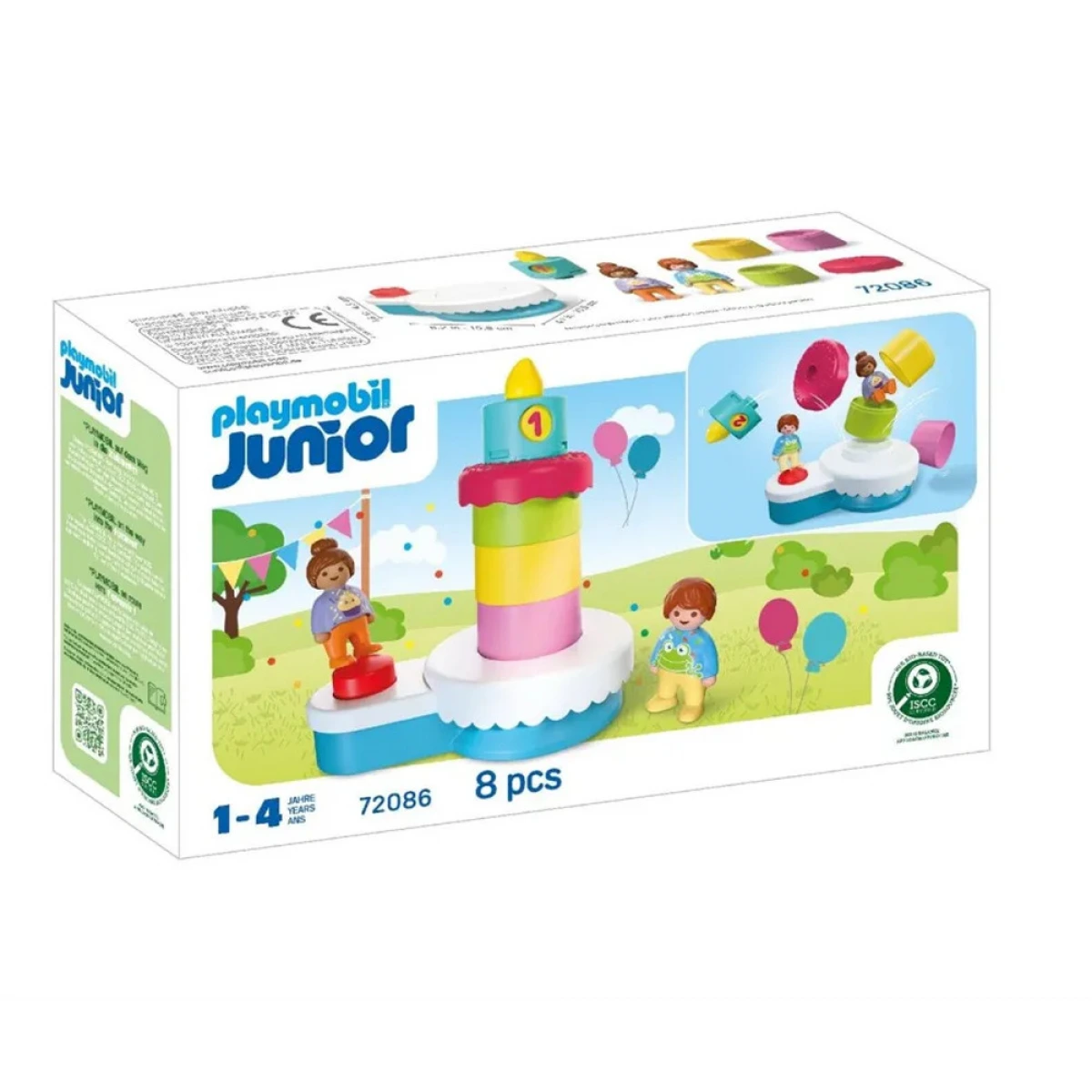 PLAYMOBIL JUNIOR ΤΟΥΡΤΑ ΓΕΝΕΘΛΙΩΝ 72086