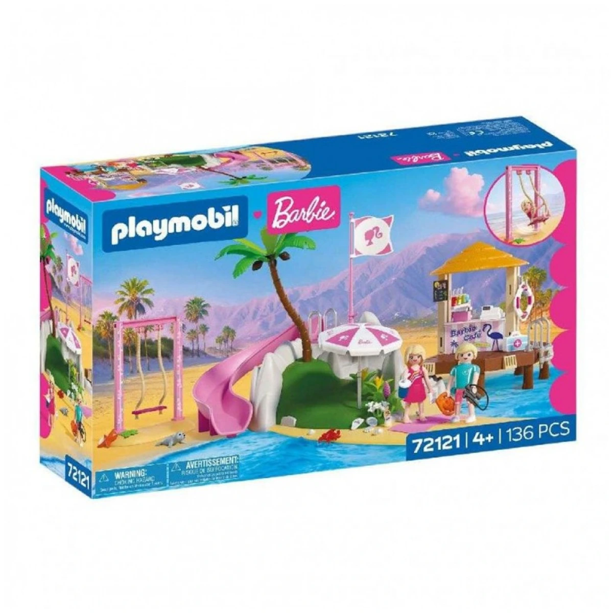 PLAYMOBIL X BARBIE BEACH BAR 72121