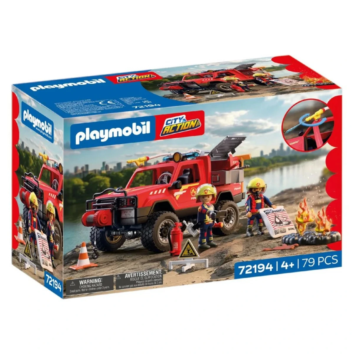 PLAYMOBIL ΦΟΡΤΗΓΟ ΠΑΝΤΟΣ ΕΔΑΦΟΥΣ ΠΥΡΟΣΒΕΣΤΙΚΗΣ 72194
