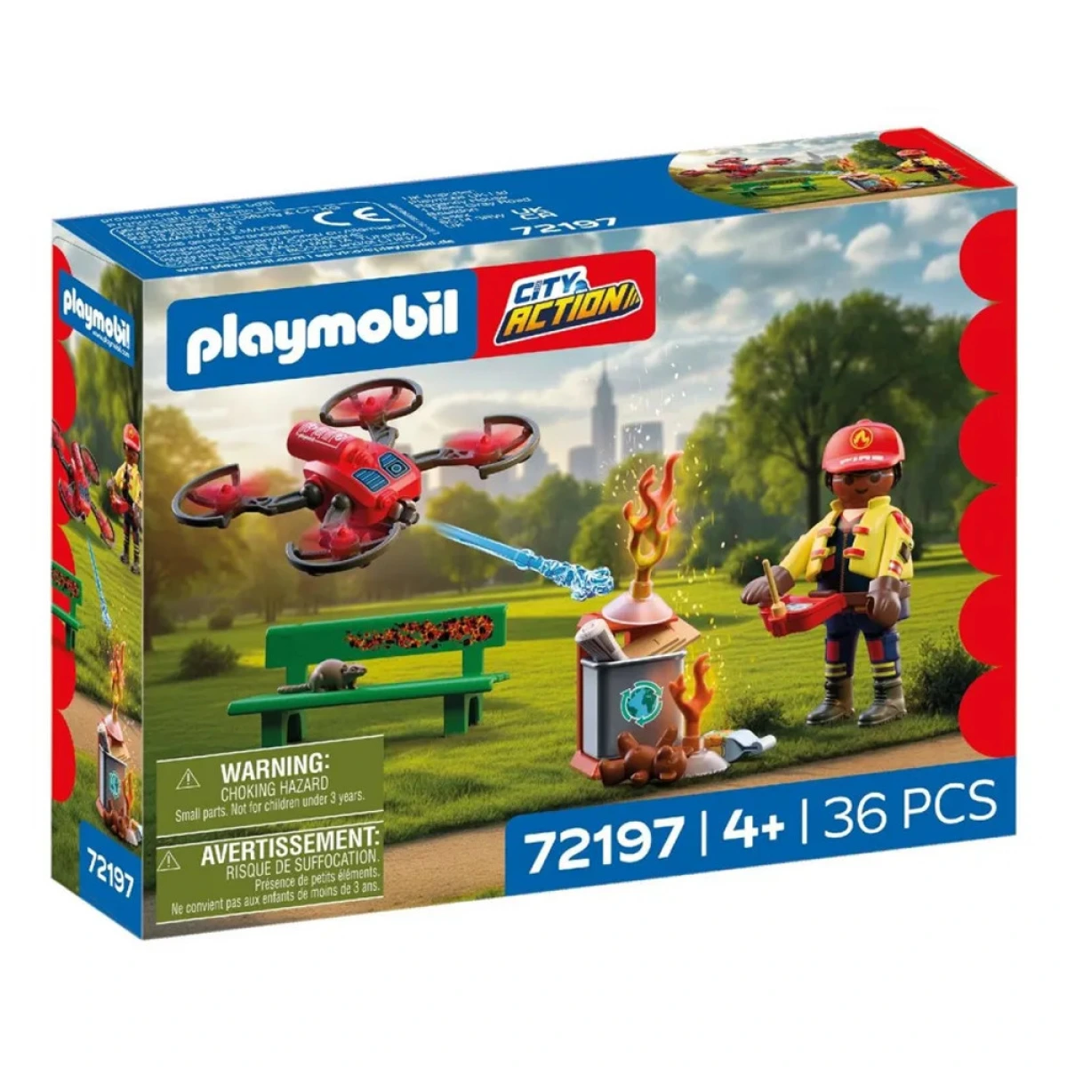 PLAYMOBIL DRONE ΠΥΡΟΣΒΕΣΤΙΚΗΣ 72197