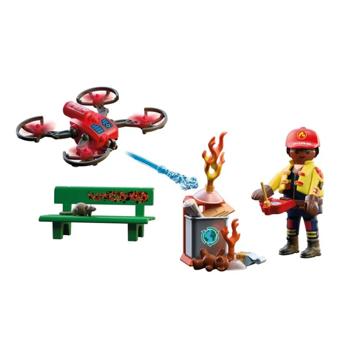 PLAYMOBIL DRONE ΠΥΡΟΣΒΕΣΤΙΚΗΣ 72197