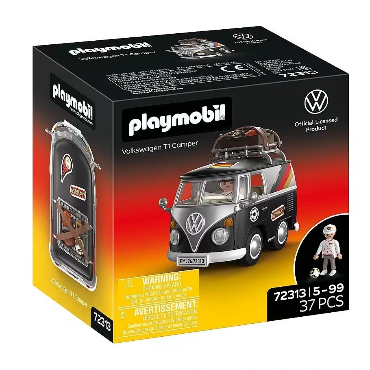 PLAYMOBIL VOLKSWAGEN T1CAMPER-ΕΘΝΙΚΗ ΓΕΡΜΑΝΙΑΣ 72313