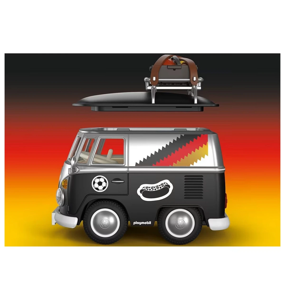 PLAYMOBIL VOLKSWAGEN T1CAMPER-ΕΘΝΙΚΗ ΓΕΡΜΑΝΙΑΣ 72313