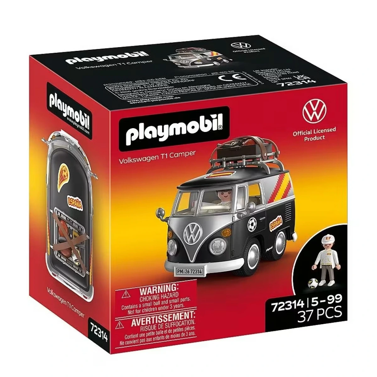 PLAYMOBIL VOLKSWAGEN T1CAMPER-ΕΘΝΙΚΗ ΙΣΠΑΝΙΑΣ 72314