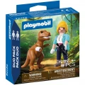 PLAYMOBIL DUO PACK ΕΞΕΡΕΥΝΗΤΡΙΑ & T-REX 72172