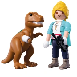 PLAYMOBIL DUO PACK ΕΞΕΡΕΥΝΗΤΡΙΑ & T-REX 72172