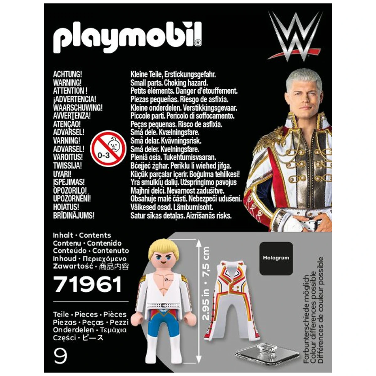 PLAYMOBIL WWE CODY RHODES 71961