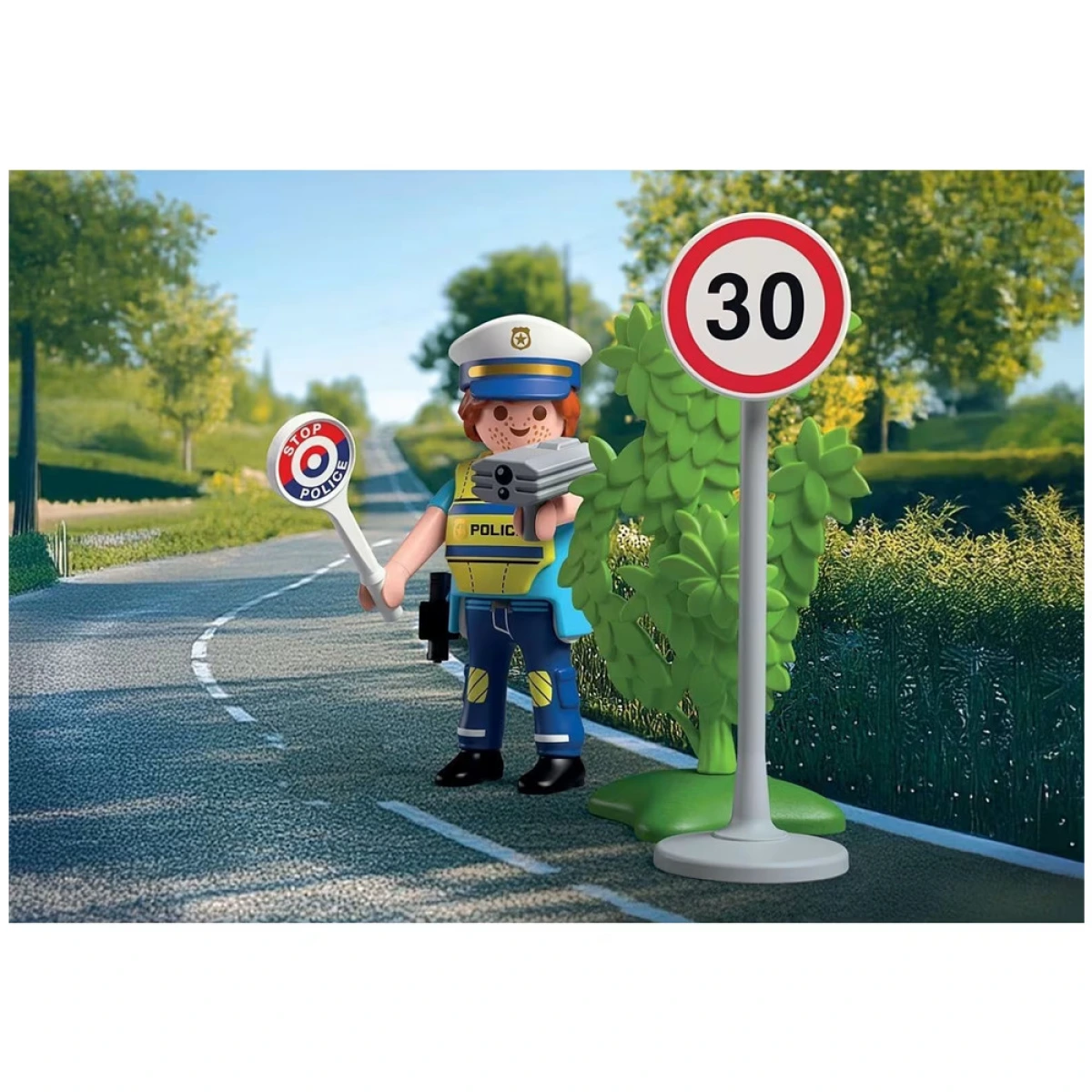 PLAYMOBIL SPECIAL PLUS ΑΣΤΥΝΟΜΙΚΟΣ ΜΕ ΡΑΝΤΑΡ ΤΑΧΥΤΗΤΑΣ 72029