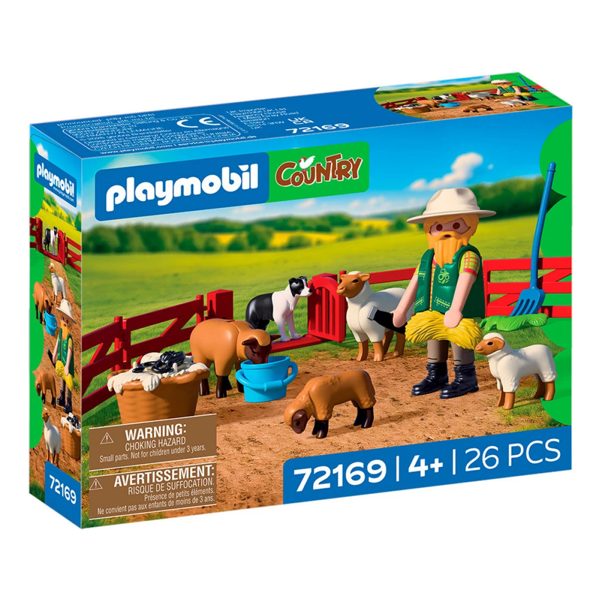 PLAYMOBIL ΒΟΣΚΟΣ ΜΕ ΤΟ ΚΟΠΑΔΙ ΤΟΥ 72169