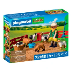 PLAYMOBIL ΒΟΣΚΟΣ ΜΕ ΤΟ ΚΟΠΑΔΙ ΤΟΥ 72169