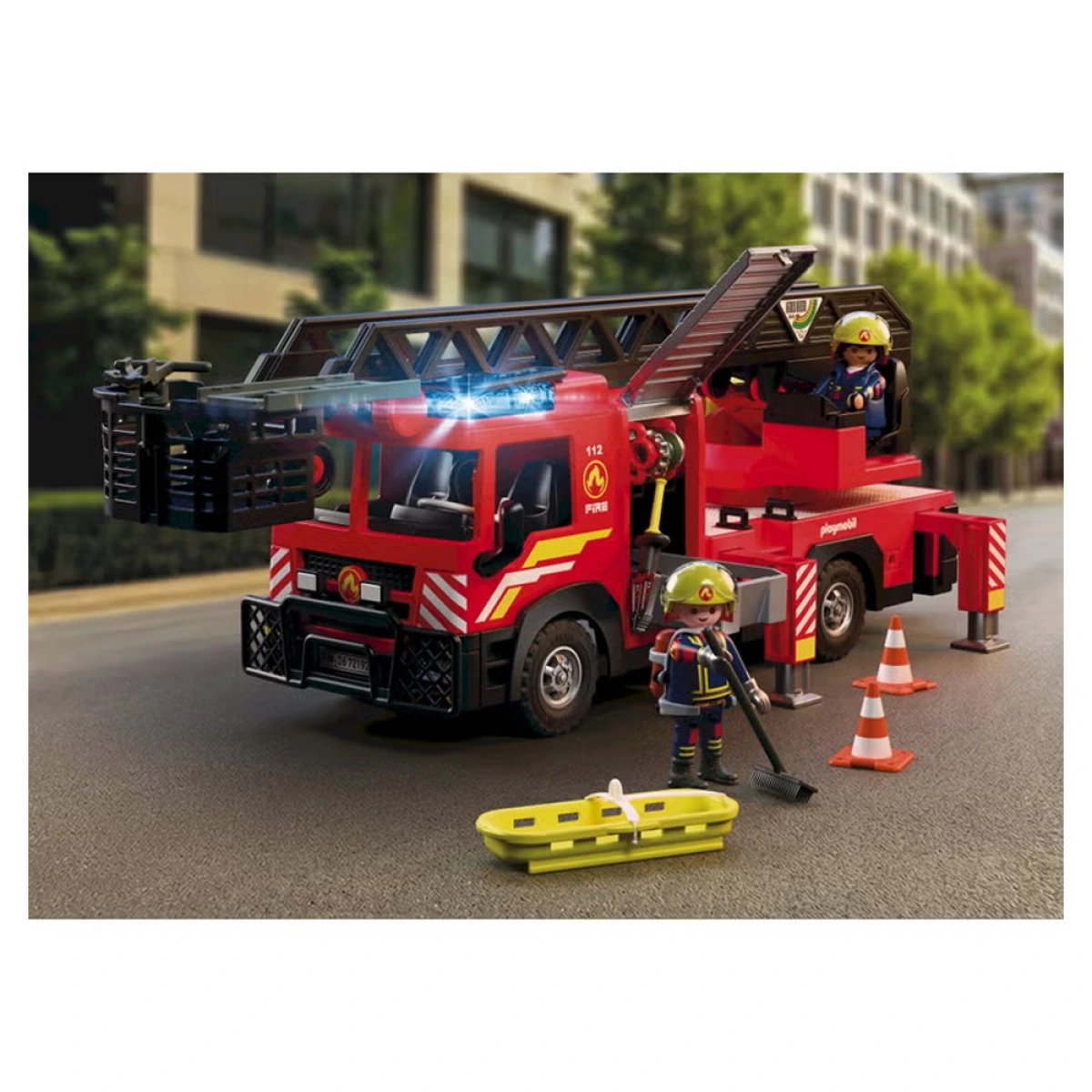 PLAYMOBIL ΠΥΡΟΣΒΕΣΤΙΚΟ ΟΧΗΜΑ ΜΕ ΣΚΑΛΑ ΚΑΙ ΚΑΛΑΘΙ ΝΟ 72192