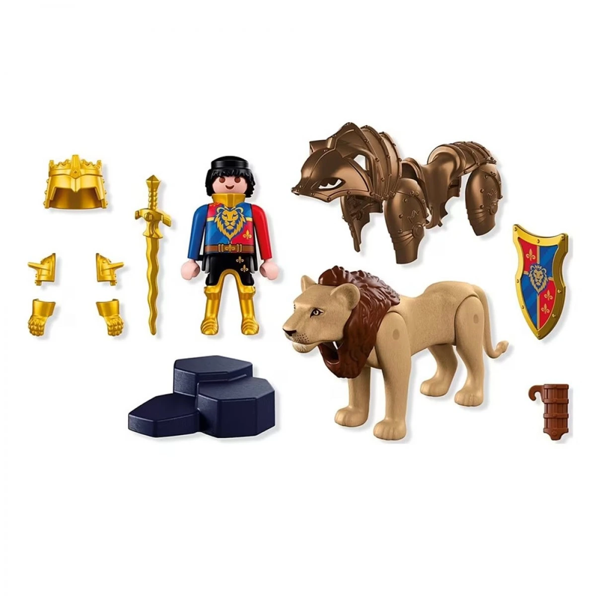 PLAYMOBIL ΧΡΥΣΟΣ ΙΠΠΟΤΗΣ ΜΕ ΛΙΟΝΤΑΡΙ 72212