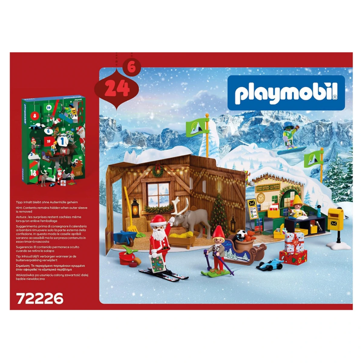 PLAYMOBIL XMAS ΗΜΕΡΟΛΟΓΙΟ ΕΡΓΑΣΤΗΡΙΟ ΑΗ ΒΑΣΙΛΗ 72226