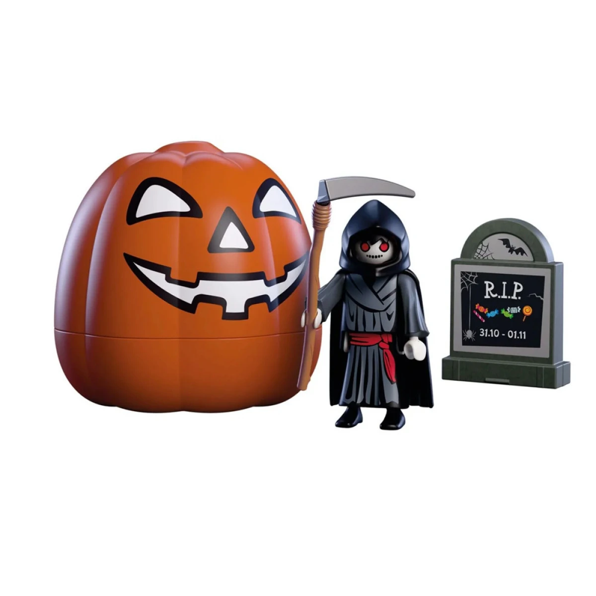 PLAYMOBIL HALLOWEEN ΧΑΡΟΣ ΜΕ ΔΡΕΠΑΝΙ 72357