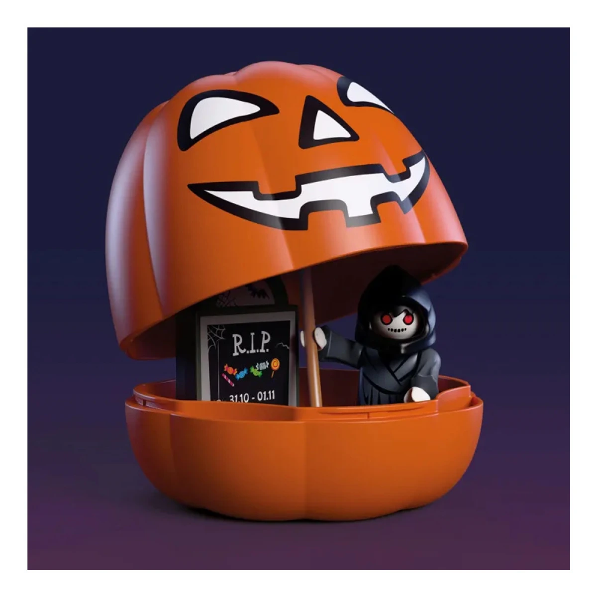 PLAYMOBIL HALLOWEEN ΧΑΡΟΣ ΜΕ ΔΡΕΠΑΝΙ 72357