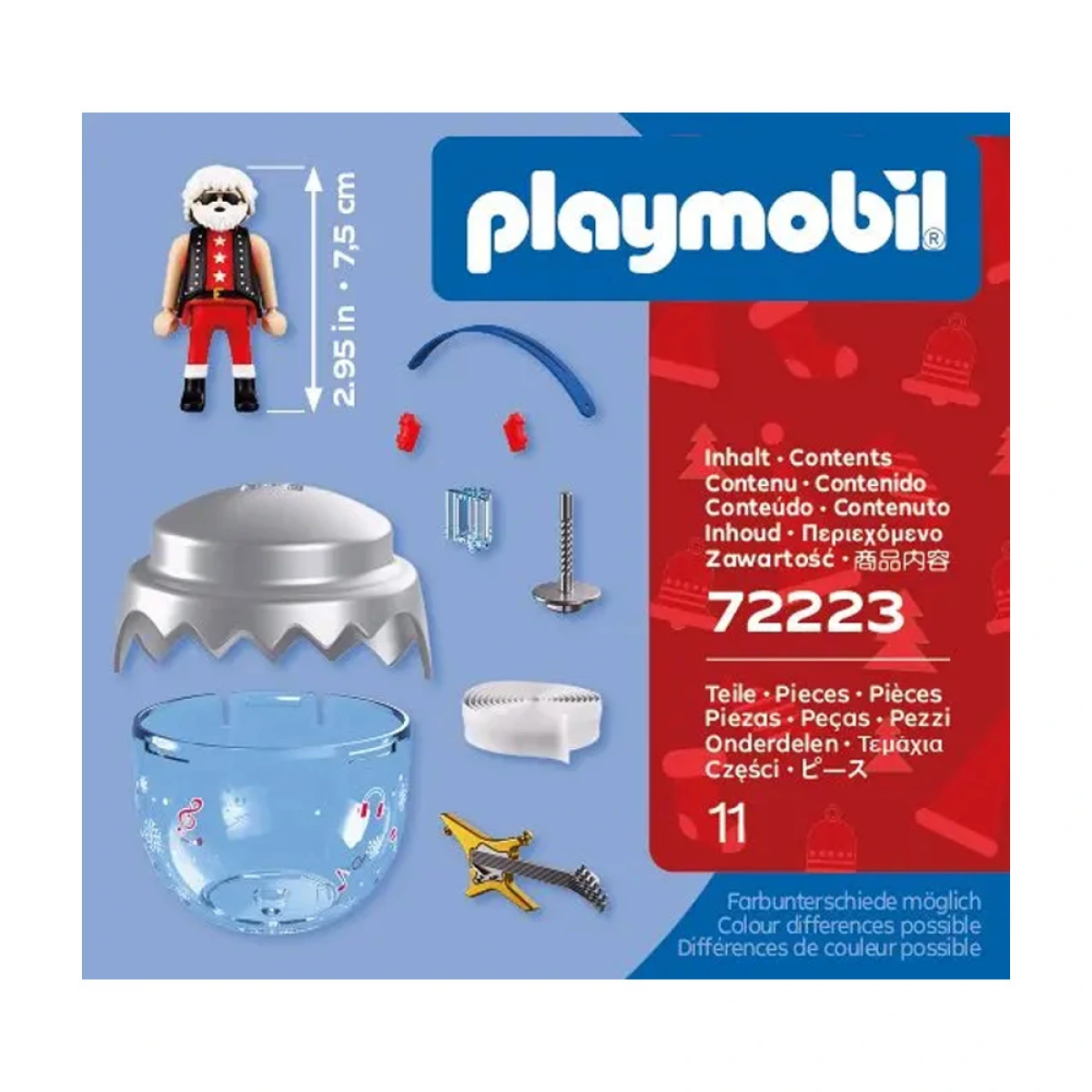 PLAYMOBIL XMAS ΜΠΑΛΑ ΑΗ ΒΑΣΙΛΗΣ ΡΟΚ ΣΤΑΡ 72223