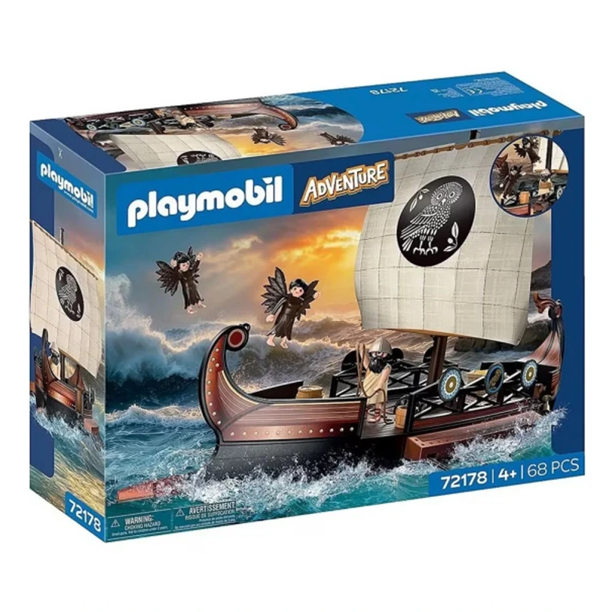 PLAYMOBIL ΤΟ ΚΑΡΑΒΙ ΤΟΥ ΟΔΥΣΣΕΑ ΚΑΙ ΟΙ ΣΕΙΡΗΝΕΣ 72178