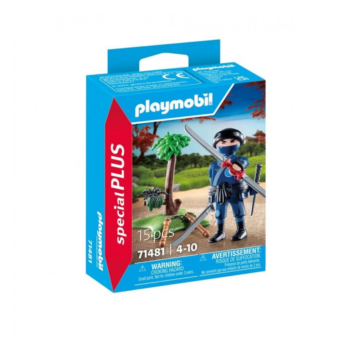 PLAYMOBIL ΝΙΝΤΖΑ ΜΕ ΕΞΟΠΛΙΣΜΟ ΜΑΧΗΣ 71481