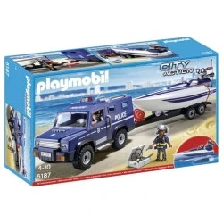 PLAYMOBIL ΑΣΤ/ΙΚΟ ΟΧΗΜΑ ΜΕ ΤΑΧΥΠΛΟΟ 5187