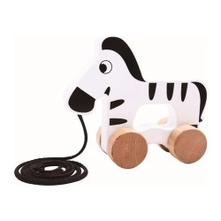 TOOKY TOYS ΞΥΛΙΝΗ ΖΕΒΡΑ ΣΥΡOΜΕΝΗ TKC 263