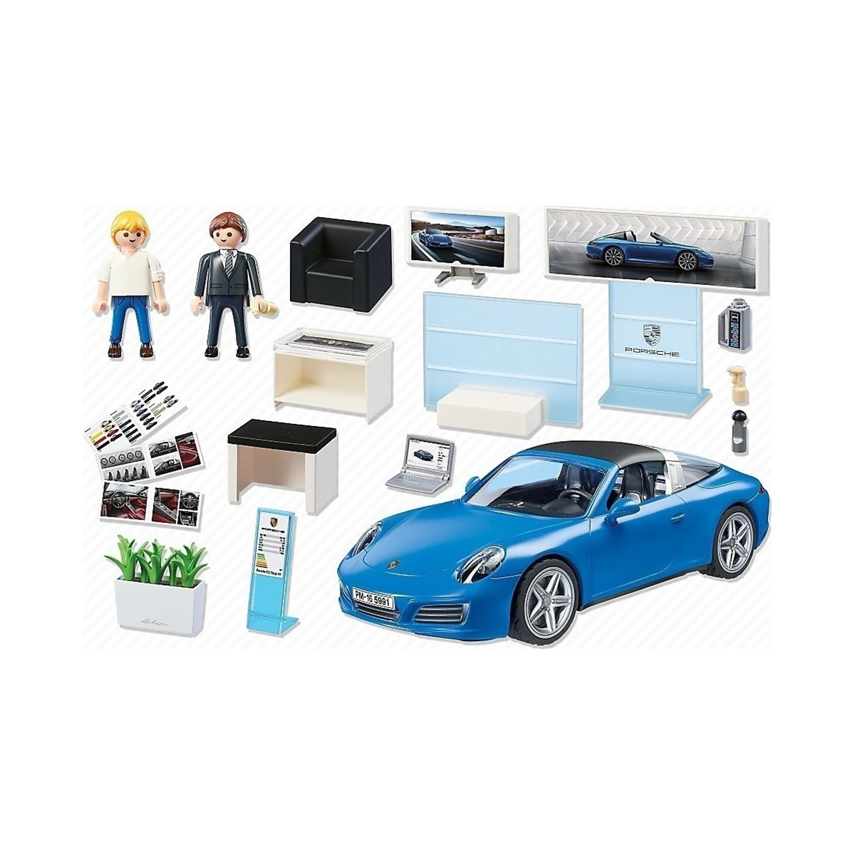 Playmobil-PLAYMOBIL PLAYMOBIL PORSCHE 911 TARGA 4S 5991(5991