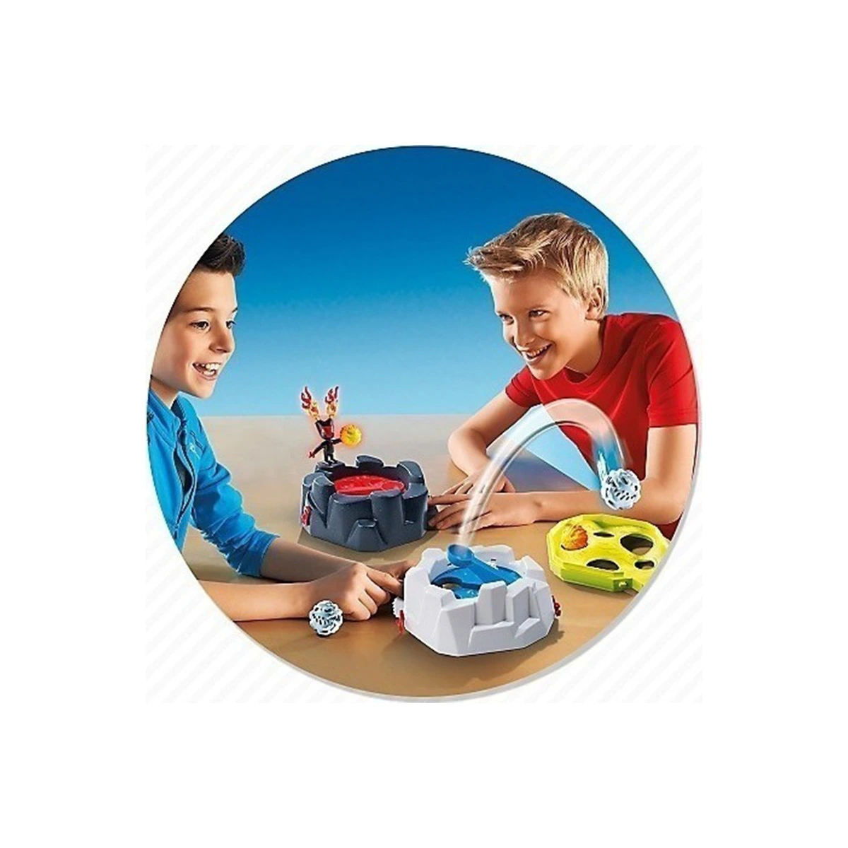 PLAYMOBIL  GAME WITH FIRE AND ICE LAUNCHERS 6831