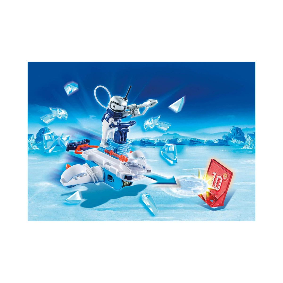PLAYMOBIL ICEBOT ΜΕ ΕΚΤΟΞΕΥΤΗ ΔΙΣΚΩΝ 6833