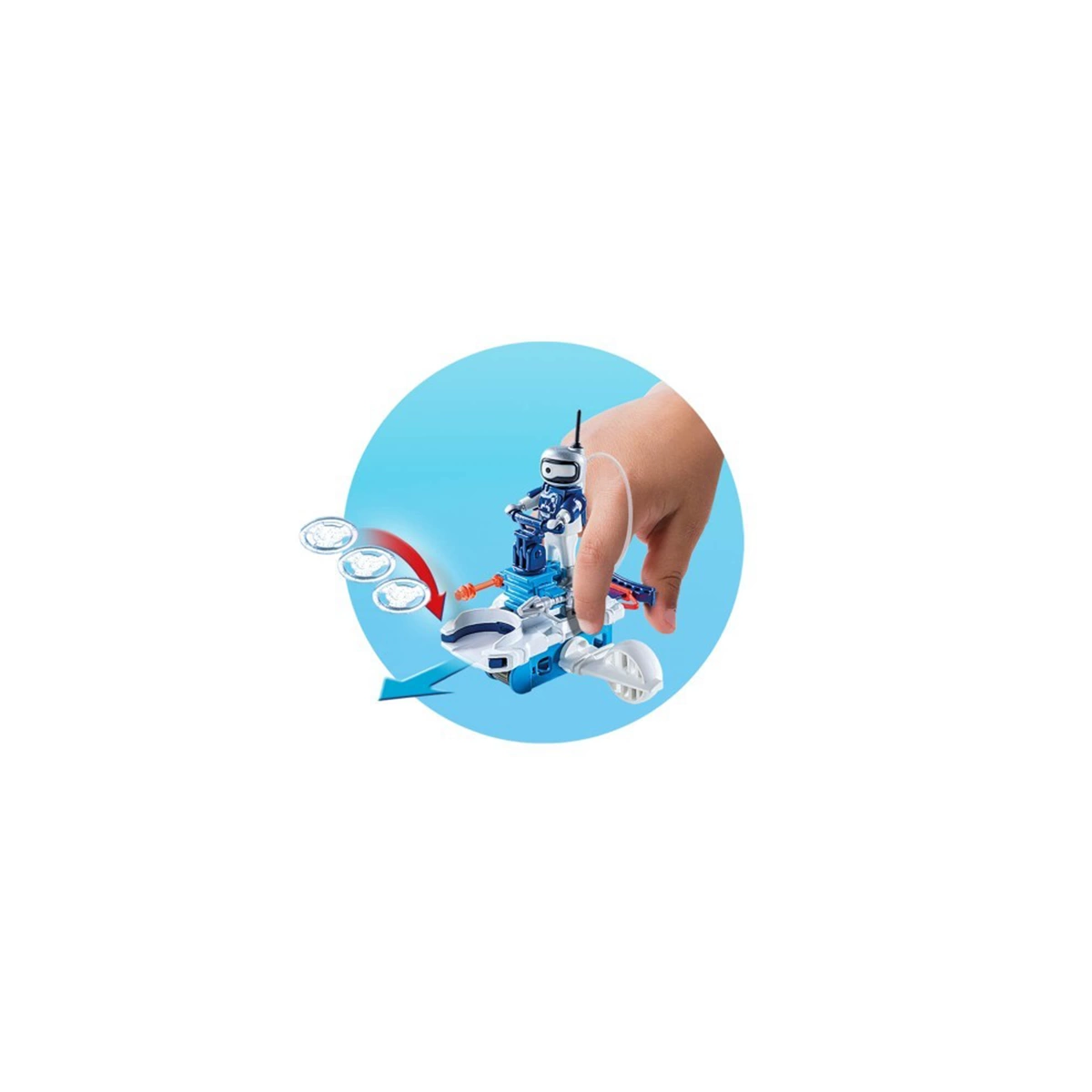 PLAYMOBIL ICEBOT ΜΕ ΕΚΤΟΞΕΥΤΗ ΔΙΣΚΩΝ 6833