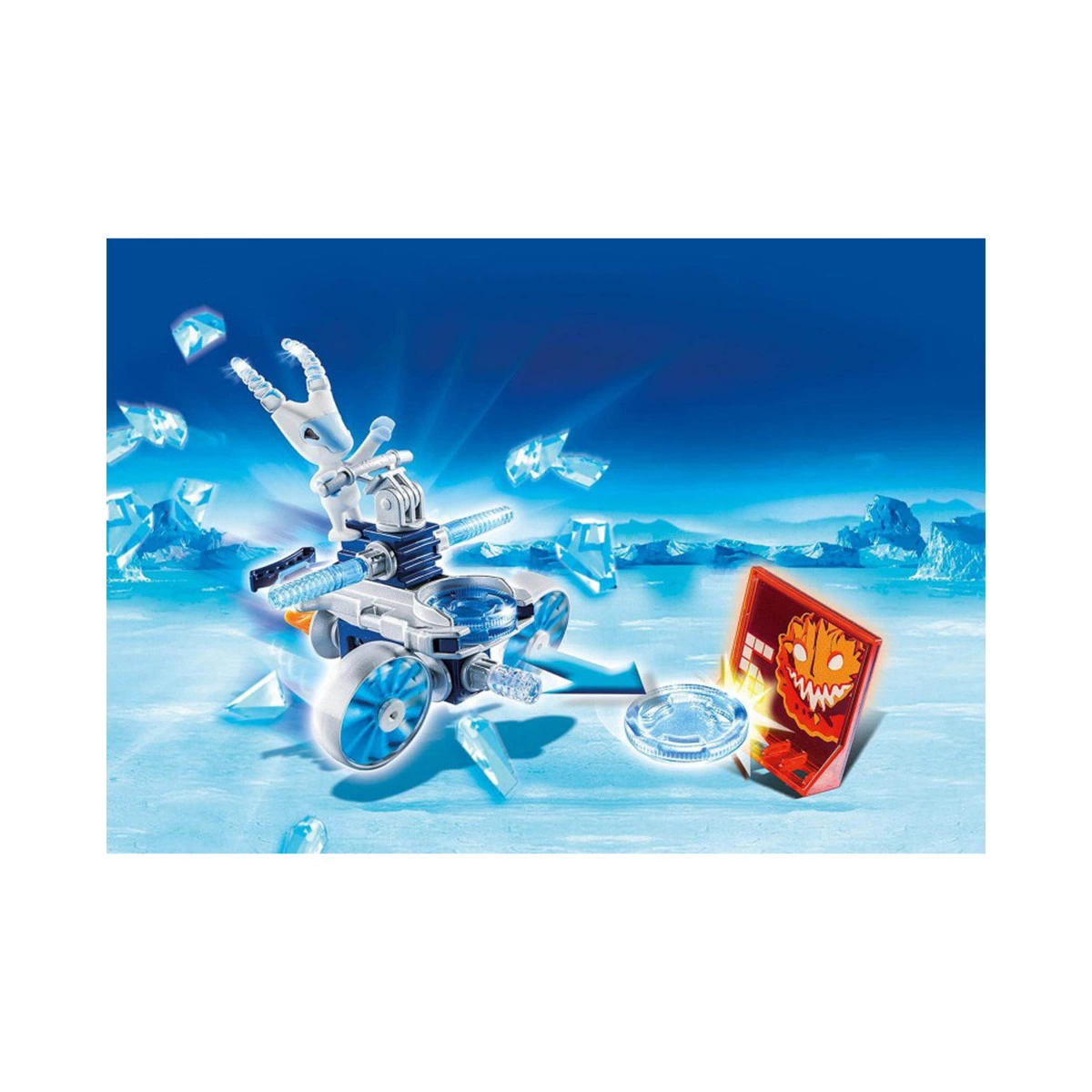 PLAYMOBIL ICEFIGHTER ΜΕ ΕΚΤΟΞΕΥΤΗ ΔΙΣΚΩΝ 6832