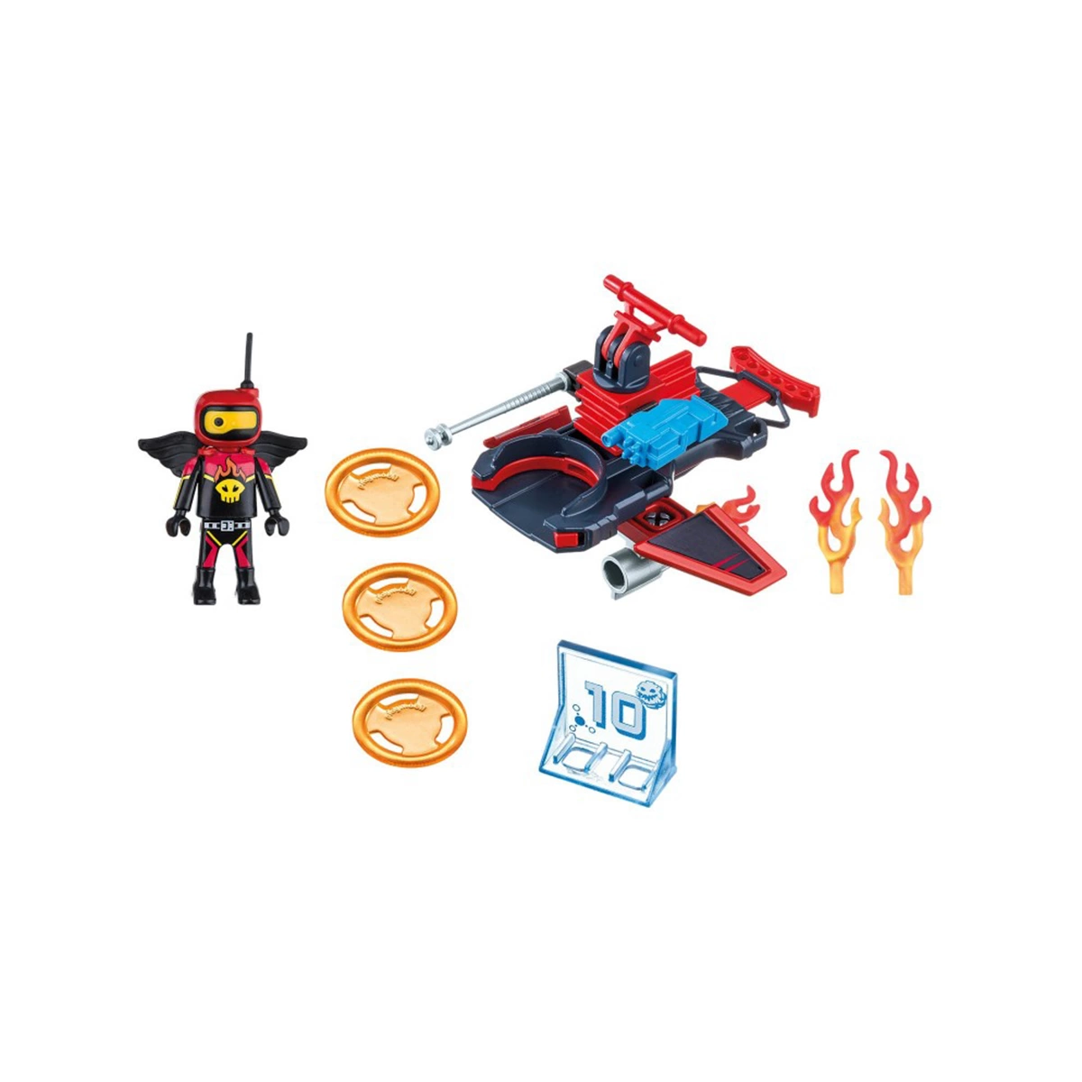PLAYMOBIL FIREBOT ΜΕ ΕΚΤΟΞΕΥΤΗ ΔΙΣΚΩΝ  6835