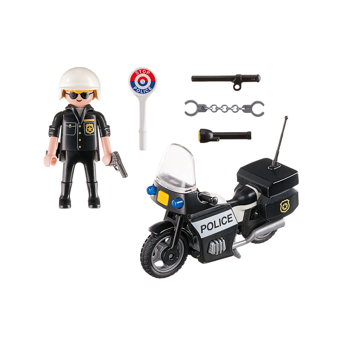 PLAYMOBIL ΒΑΛΙΤΣΑΚΙ ΑΣΤΥΝΟΜΟΣ ΜΕ ΜΟΤΟΣΥΚΛΕΤΑ 5648