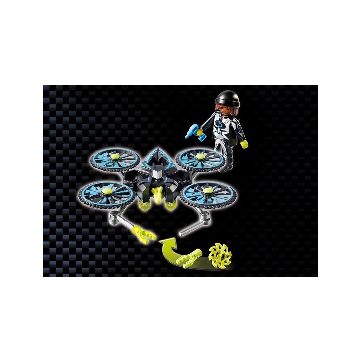 PLAYMOBIL  ΑΡΧΗΓΕΙΟ ΤΟΥ DR.DRONE 9250