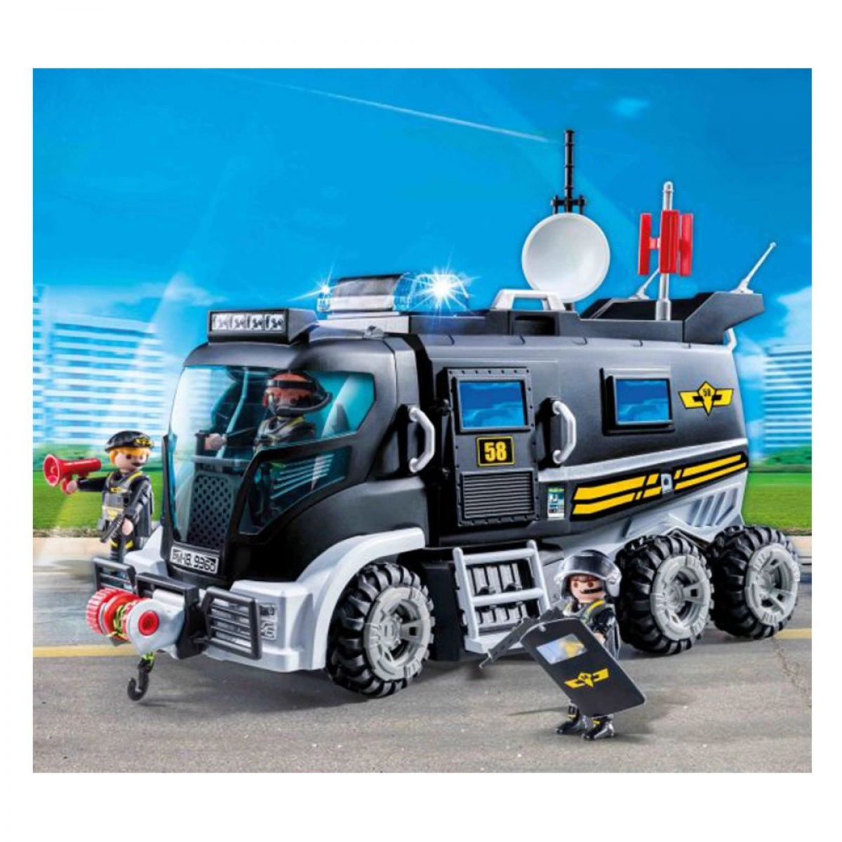 PLAYMOBIL ΘΩΡΑΚΙΣΜΕΝΟ ΟΧΗΜΑ ΟΜΑΔΑΣ ΕΙΔΙΚΩΝ ΑΠΟΣΤΟΛΩΝ 9360