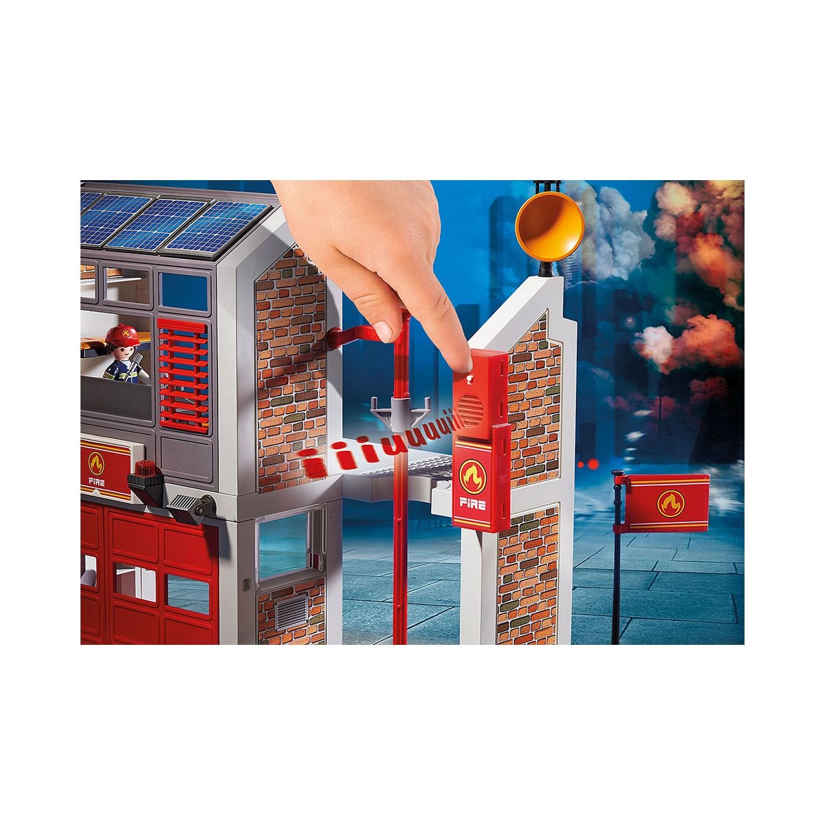 PLAYMOBIL ΜΕΓΑΛΟΣ ΠΥΡΟΣΒΕΣΤΙΚΟΣ ΣΤΑΘΜΟΣ 9462