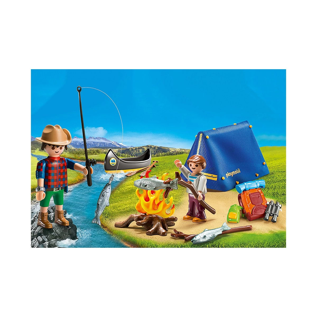 PLAYMOBIL MAXI ΒΑΛΙΤΣΑΚΙ ΚΑΤΑΣΚΗΝΩΣΗ ΣΤΗΝ ΕΞΟΧΗ 9323