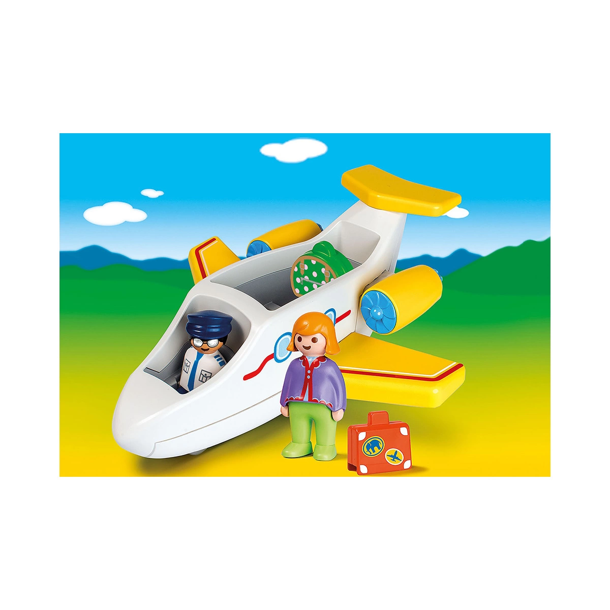 PLAYMOBIL ΑΕΡΟΠΛΑΝΟ ΜΕ ΕΠΙΒΑΤΗ 70185