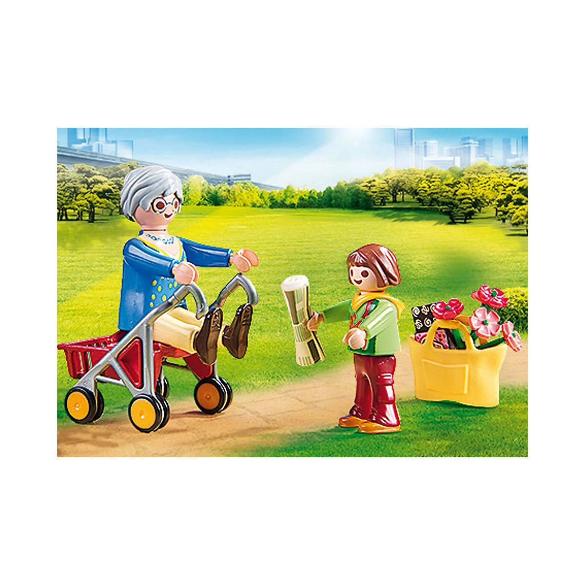 PLAYMOBIL GRANDMOTHER WITH GRANDDAUGHTER 70194