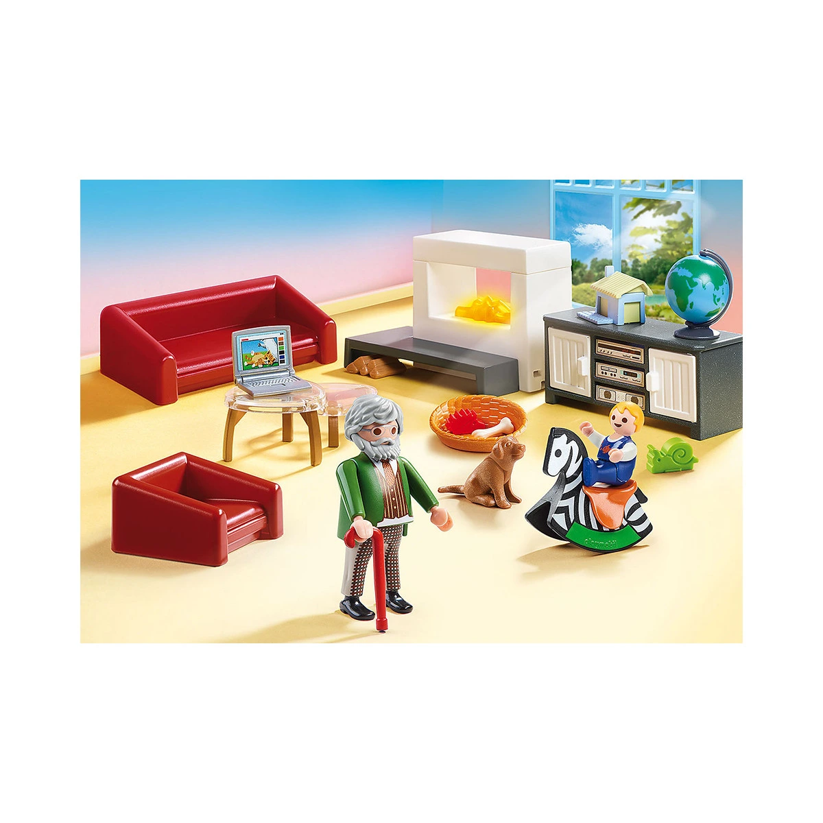 PLAYMOBIL COMFORTABLE LIVING ROOM 70207