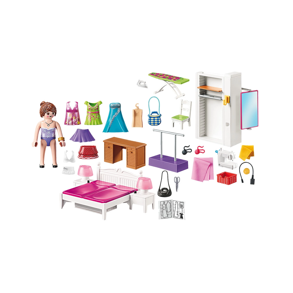 PLAYMOBIL ΥΠΝΟΔΩΜΑΤΙΟ ΜΕ ΑΤΕΛΙΕ ΡΑΠΤΙΚΗ 70208