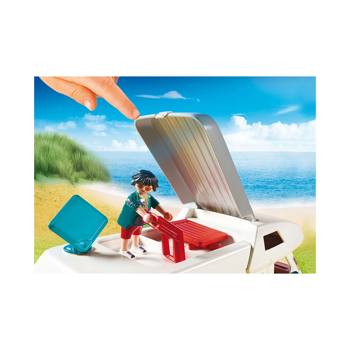 PLAYMOBIL ΑΥΤΟΚΙΝΟΥΜΕΝΟ ΟΙΚΟΓΕΝΕΙΑΚΟ ΤΡΟΧΟΣΠΙΤΟ 70088