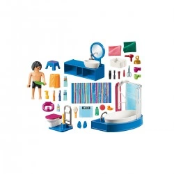 PLAYMOBIL ΠΟΛΥΤΕΛΕΣ ΛΟΥΤΡΟ ΜΕ ΜΠΑΝΙΕΡΑ 70211