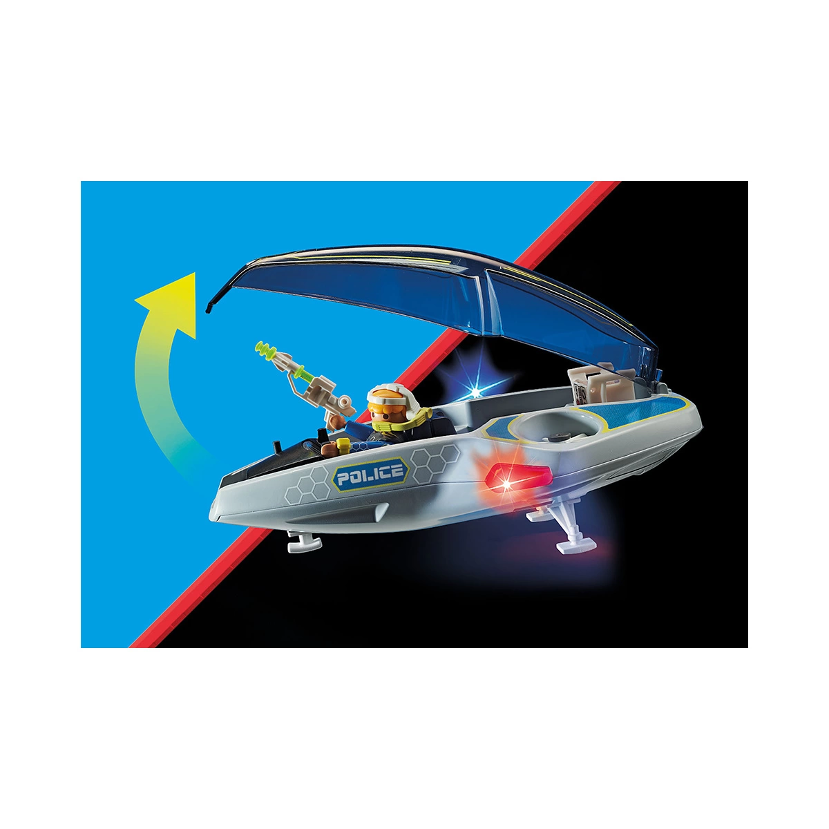 PLAYMOBIL ΙΠΤΑΜΕΝΟ ΟΧΗΜΑ GALAXY POLICE 70019